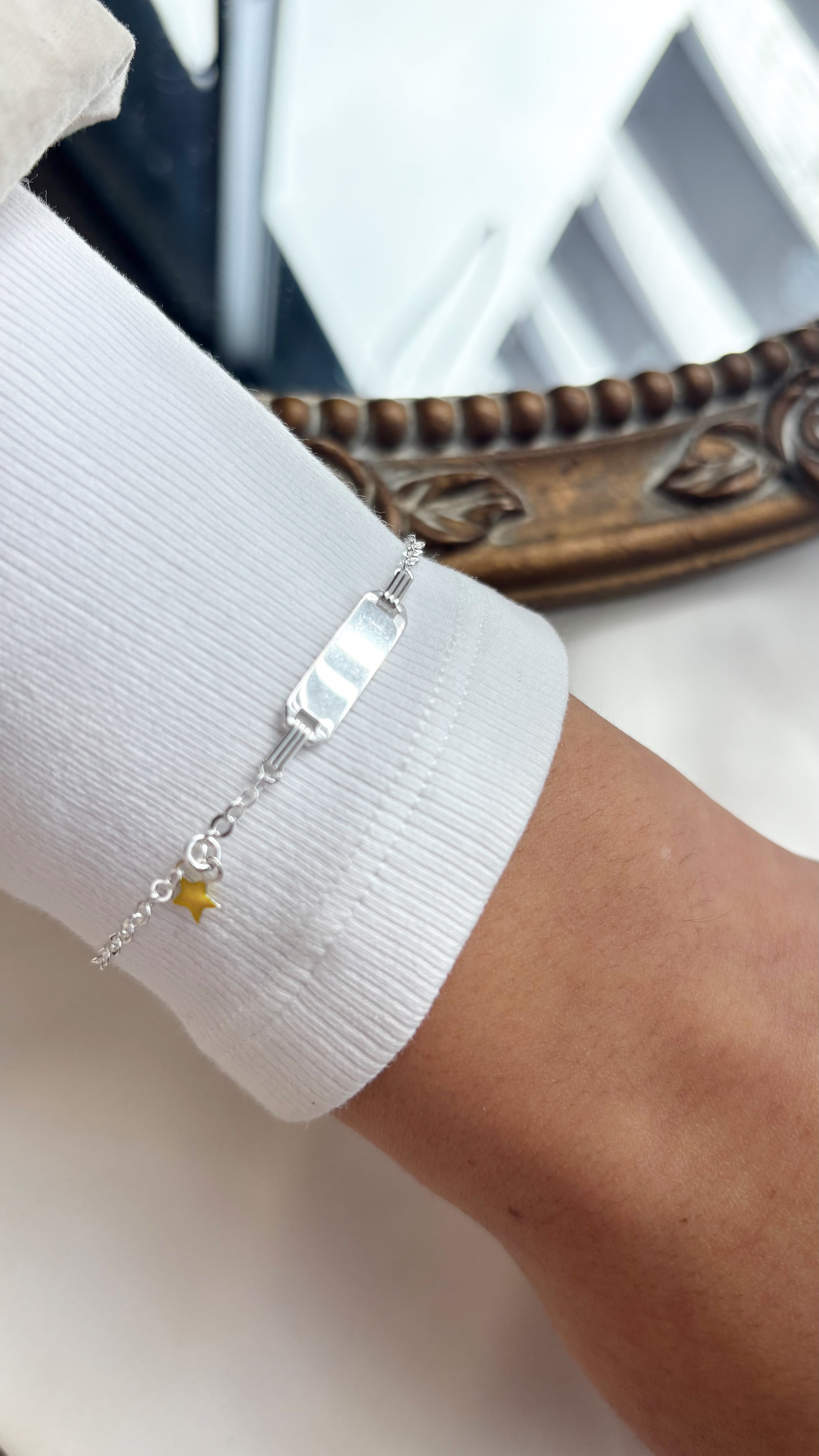 Pulsera Placa + Estrella