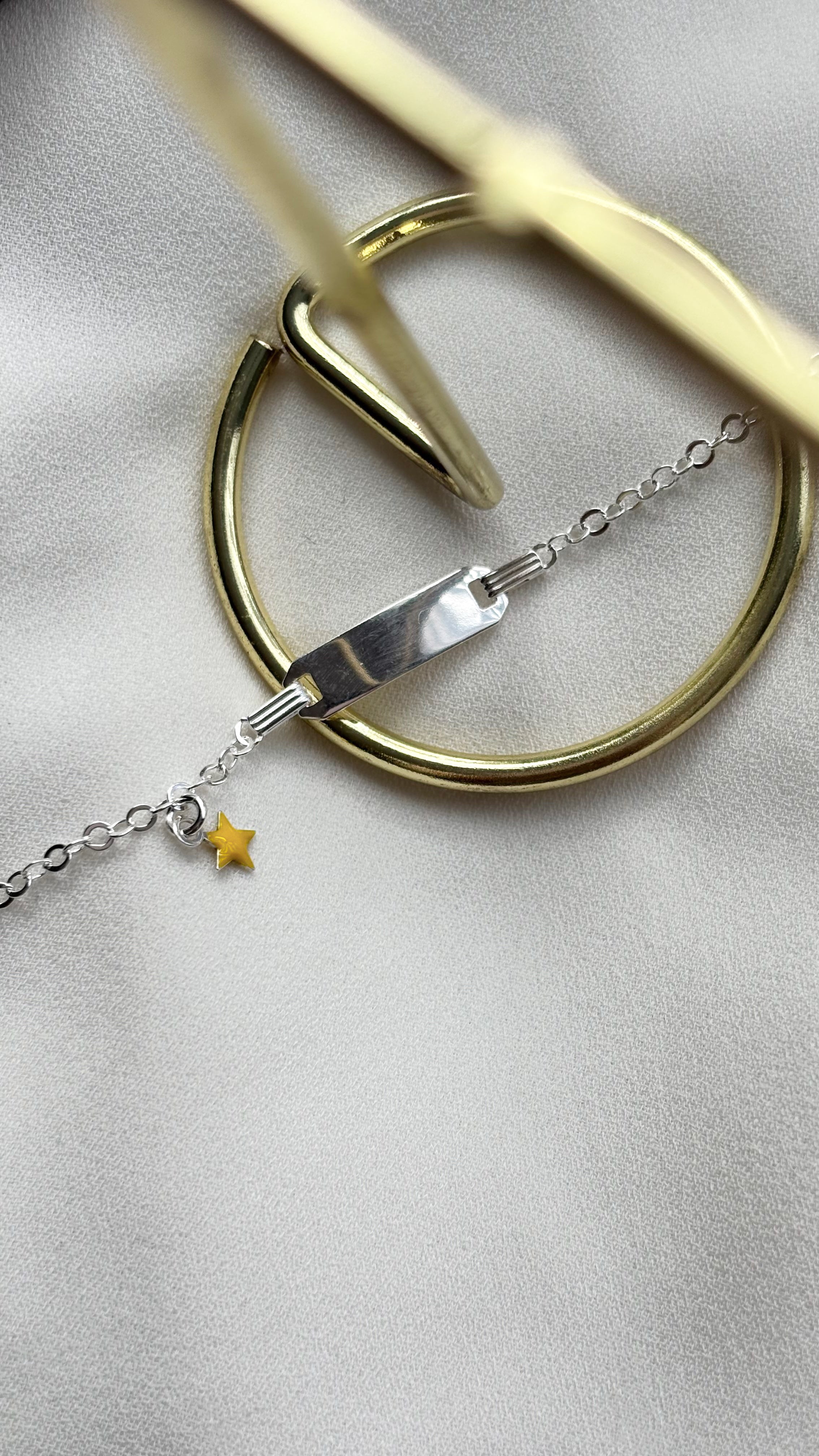 Pulsera Placa + Estrella
